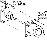 A schematic drawing showing the Huth Expander Option 92222 Parts Breakdown.