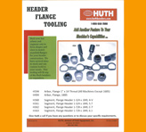 Huth Header Flange Tooling