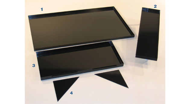 Tool Trays for Models BPC-09, BP-08 & BPC-12, BP-11