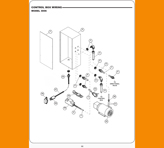 A black and white schematic drawing for the Huth Vertical Bender 3006.