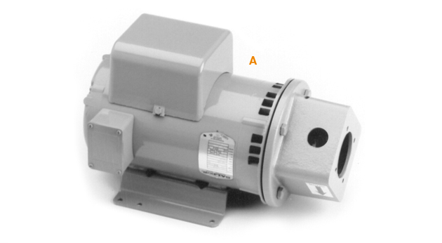 A light grey Huth replacement motor is shown as an example of the many Huth motor options.