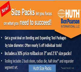 Huth's NEW Size Packs